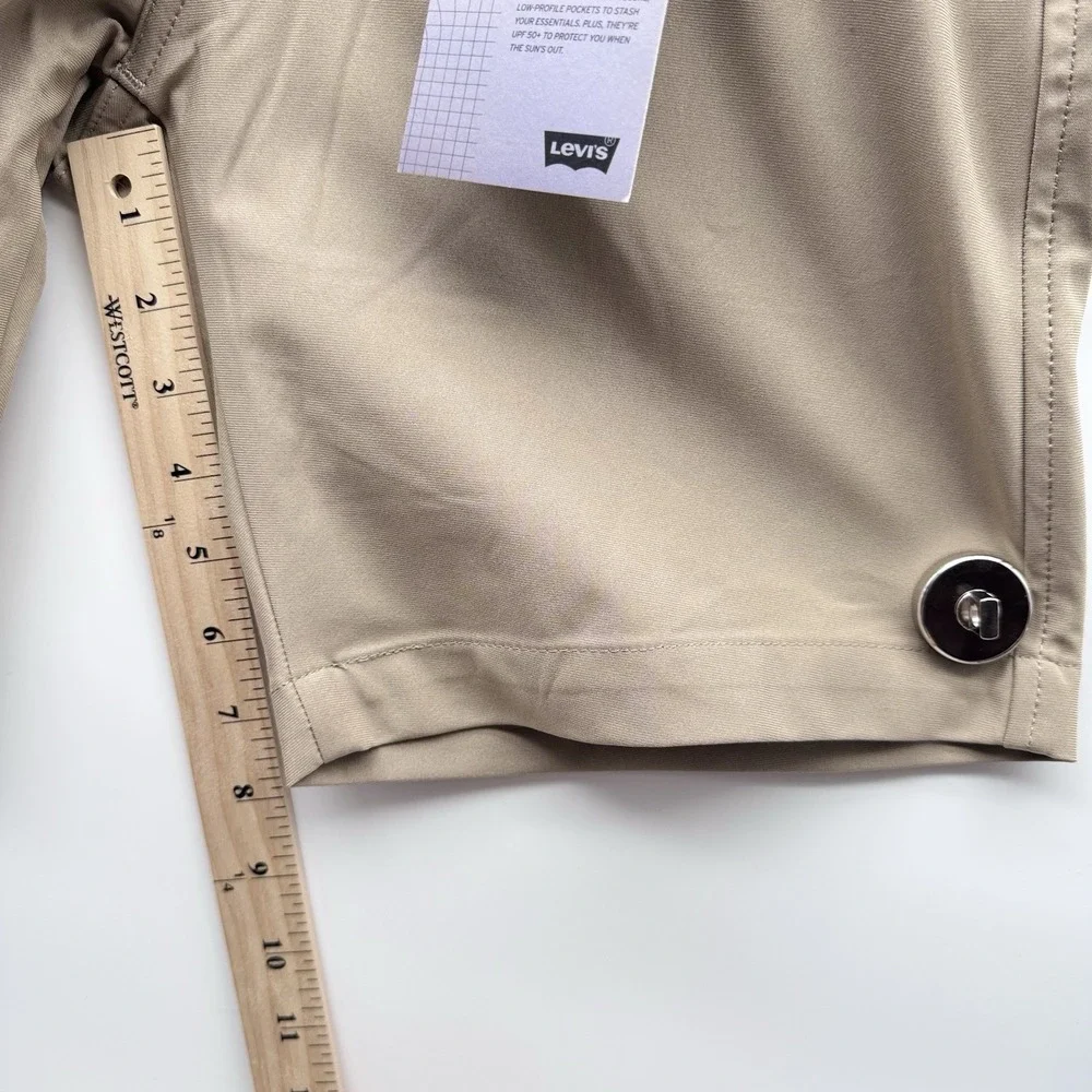 Levis XX Chino Tech Shorts Men's 29 Beige Stretch Cooling Quick DryUPF 50+